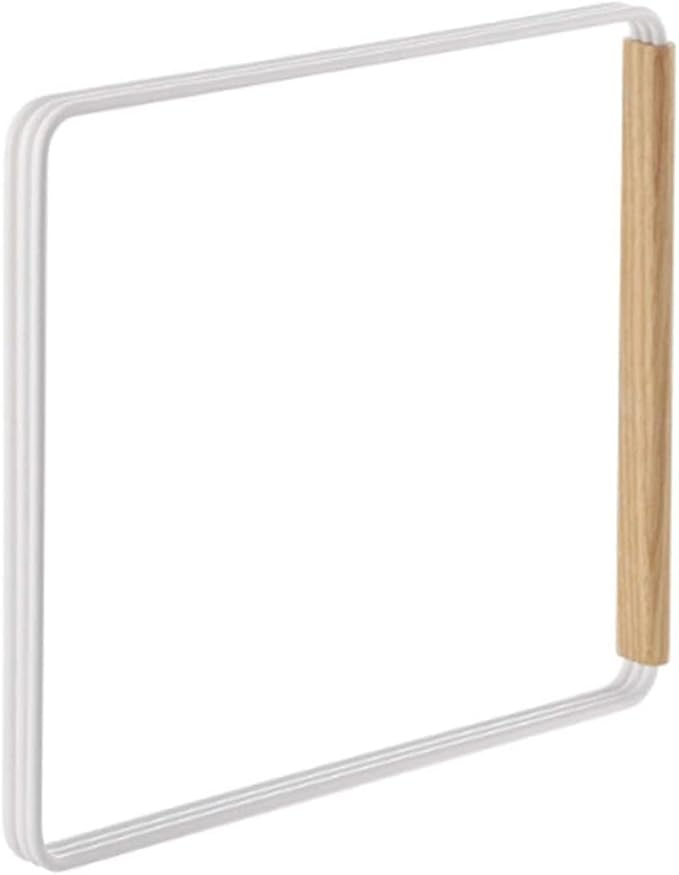 Kitchen Countertop Dish Cloth Drying Rack, Dish Rag Holder 3 Arms Folding Dishcloth Holder Dish Cloth Rag Towel Hanging Rack Organizer, White(White)