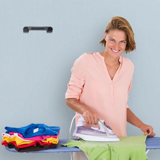Alipis 2pcs Ironing Board Hanger Double Hooks Heavy-Duty Wall Mount Storage for Use Space-Saving Design for Seamless Ironing Routine