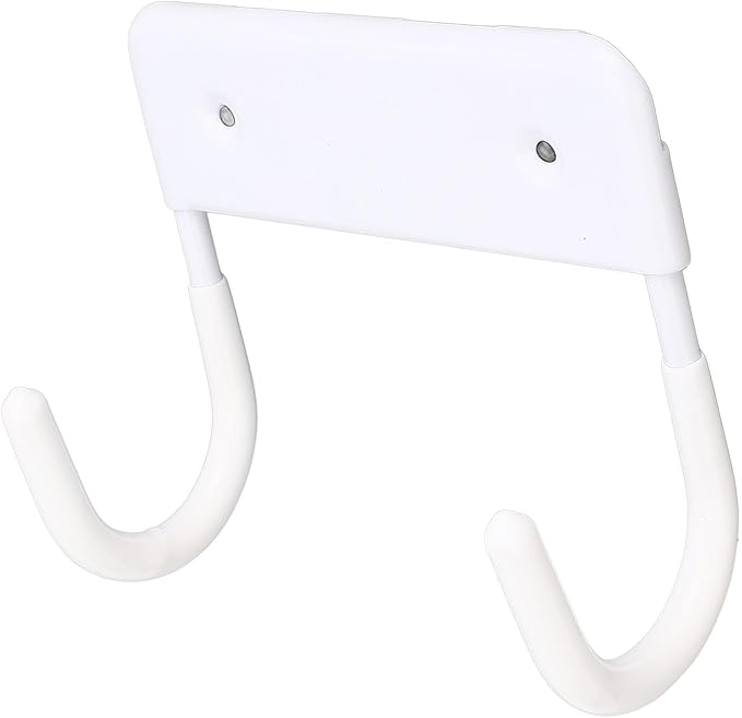 Ironing Board Hanger, Iron Wall Mount Holder for Laundry Rooms,Wall Mounted Iron Board Hook for Laundry Room Organization (Milky White)