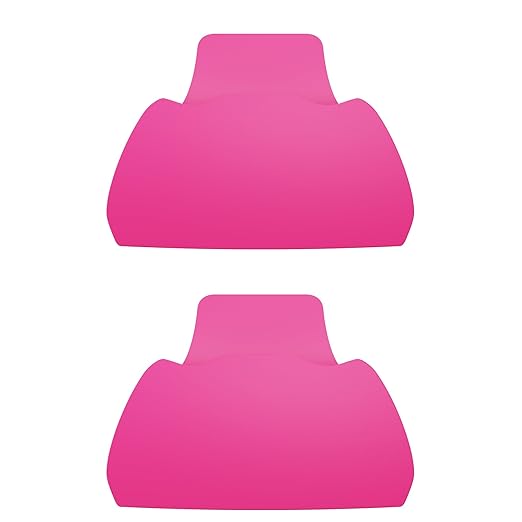 PlayVital 2 Pack Controller Display Stand for ps5, Gamepad Stand Desk Holder for ps5 Controller Accessories with Rubber Pads, Nova Pink