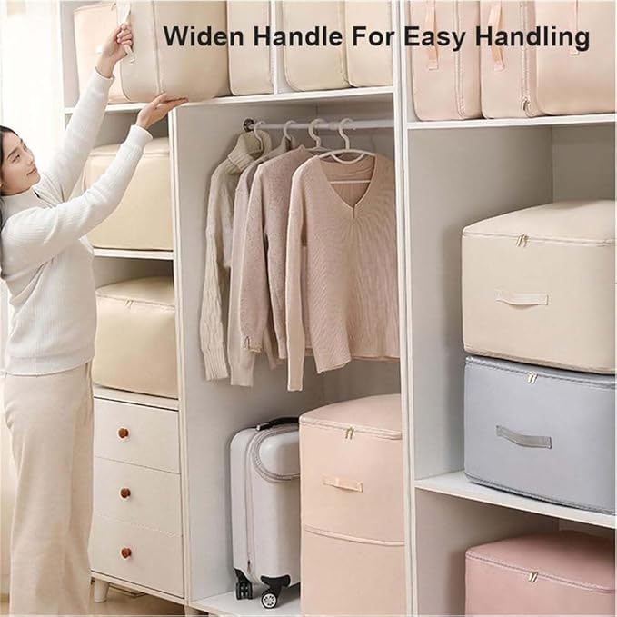2025 Upgraded Ultra Space Saving Self Compression Organizer 3-Pack (XXL/XL/L) - Heavy Duty Double Layer Space Saver for Down Jackets, Duvets & Blankets, Waterproof Organizer for Travel/Dorm/Moving