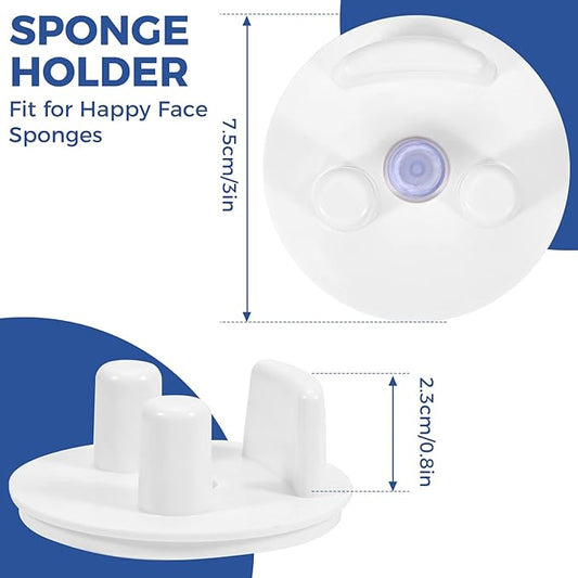 Scrub Sponge Holder for Kitchen Sink - 2Pack Suction Cup Sponges Holder - Sink Sponge Caddy Organizer Daddy Holder