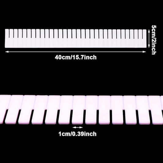 30Pcs Adjustable Drawer Organizer, White Plastic DIY Grid Drawer Dividers, 15.75x1.97x0.1in, for Socks, Underwear, Makeup, Cosmetic, Clothes