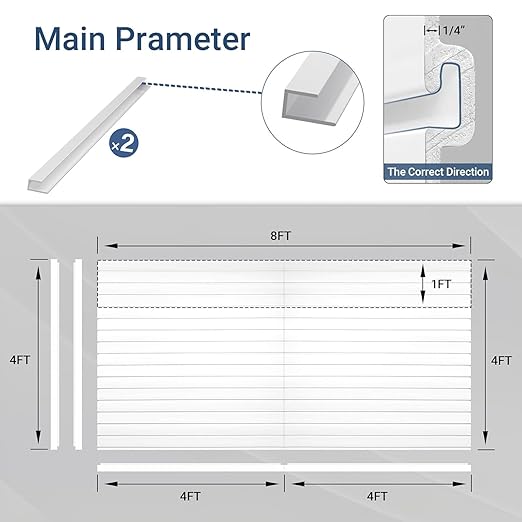 8x4FT Slat Wall Paneling Slatwalls Panel Wall Heavy Duty Industrial PVC Panels Garage Storage System for Easy Install Garage Organization Sturdy Walls Slats for Home & Bike Rack Storage