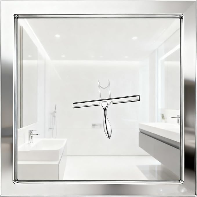 Shower Door Hooks, 2 Pack Dual-Hook Organizer with Non-Slip Rubber Coating for Towels and Clothes, Space-Saving Bathroom Storage Solution
