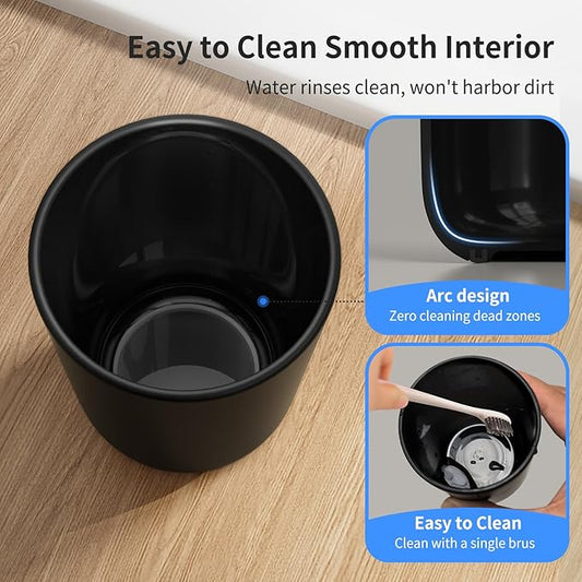 Toothbrush Cup 10.5oz Reusable Unbreakable Bathroom Tumbler 2 PCS, Easy to Clean Plastic Bathroom Cup Toothbrush Holder for Bathroom Counter Organizer