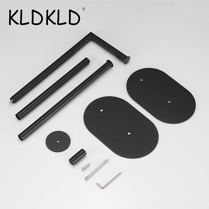 Black Toilet Paper Holder is Crafted from Premium Metal Material,ensuring it Remains Rust-Proof and Durable Over Years of use.