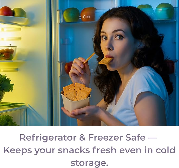 MHB 6-Pack 6oz Stainless Steel Snack Containers,Easy Open Leak-Proof Food Storage with Silicone Lids, Stackable Metal Lunch Box,Small Snacks Containers Portable Travel & Picnic, Fruit-Designed Lid