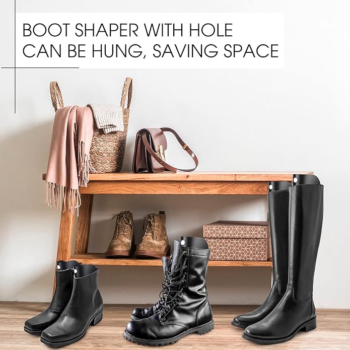16 Pcs (8 Pairs) Boot Shaper Form Inserts Foam Boot Tall Inserts Support for Women Men, 12'', 14'', 16''