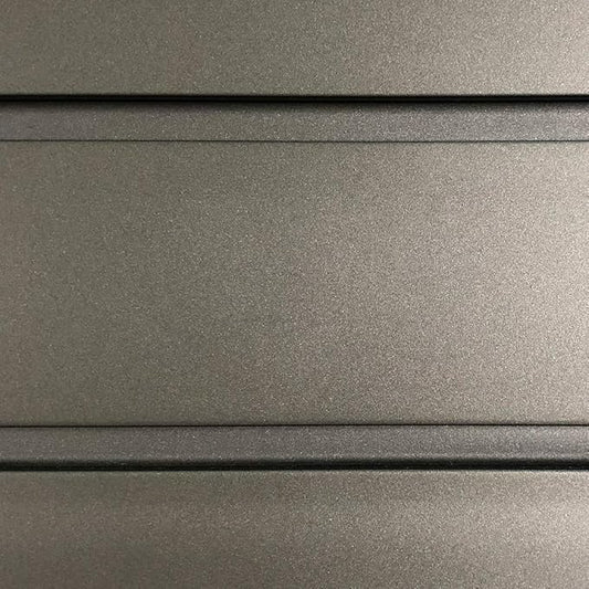 Heavy Duty 4' ft. Slatwall Panels (Set of 4 Panels, Covers 20 sq. ft.) (Graphite Steel Color)
