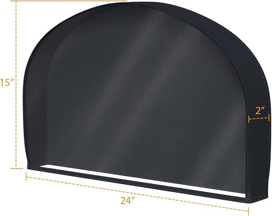 Kntiwiwo Shoulder Covers for Hanging Clothes (Set of 10) Breathable Garment Dust Covers Clothes Protectors Covers for Closet with 2" Gusset for Suit, Coats, Jackets, Dress