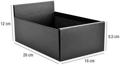 DJOIS by Tarifold - CD & DVD Storage Box - Durable Material - Compact Size - Holds 80 Sleeves - Scratch Resistant - Can Hold Blu-Ray Discs & X-Box Video Games - Made in Denmark - Black