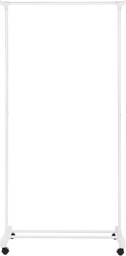 Whitmor Rolling Garment Rack White, STORAGE