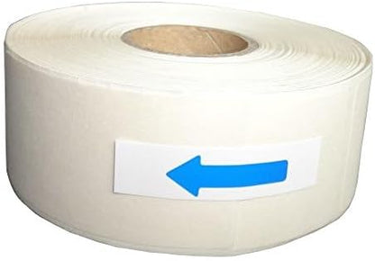 L LIKED Blank White 1 x 2 Inch Dissolvable Labels for Food Rotation Prep roll of 500 (1 Rolls) (Pack of 2)
