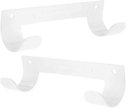Alipis 2pcs Ironing Board Wall Mount Hanger Holder Hook for Home Hotel Storage Space-Saving Design High Capacity Effortless Organization