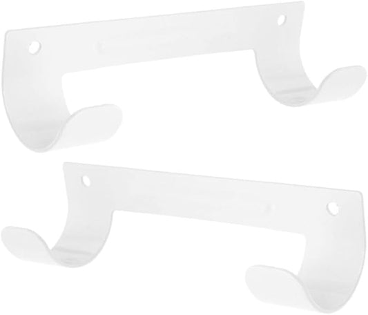 Alipis 2pcs Ironing Board Wall Mount Hanger Holder Hook for Home Hotel Storage Space-Saving Design High Capacity Effortless Organization