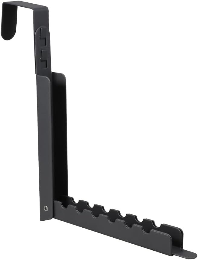 Picowe Over The Door Drying Rack Adjustable Expandable Over The Door Hooks Hanger Travel Organizer for Robes, Towels, Clothes, Bags, Hats, Coats (Gray, 1PCS)