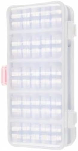 Craft County Clear Organizer Box with 5 Sets of Five Stackable Jars with Lid – 31 Pieces – Great for Diamond Art, Beads, Findings, Saving Space, and More!