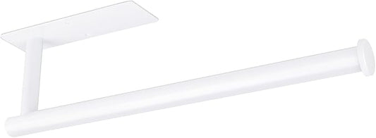 Paper Towel Holders,Paper Towels Rolls - for Kitchen,Wall Mounted Paper Towel Roll Holder for Kitchen, Bathroom,Both Available in Adhesive and Screws,Stainless Steel-White