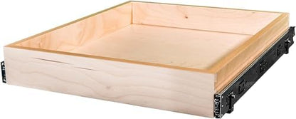 Sublime Design - Standard Size - Pull Out Kitchen Drawers | Slide Out Shelves for Kitchen Cabinets | Pull Out Home Organizer (Bottom Mounting, 23 Inch W/Drawer Slides (22” Drawer Box))