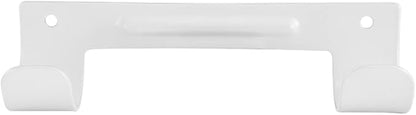 Ironing Board Hanger, Wall Mount Ironing Board Holder with Screws, Iron Boards Hook Storage Organizer Wall Rack for Y-Leg or T-Leg Hanging Shelf for Laundry Room(White)