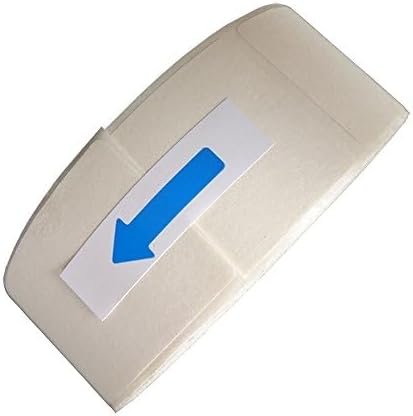 L LIKED Blank White 1 x 2 Inch Dissolvable Labels for Food Rotation Prep roll of 500 (1 Rolls) (Pack of 2)