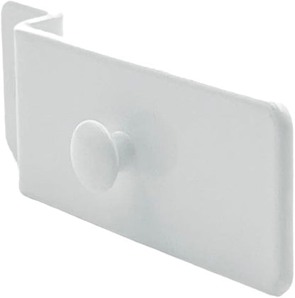 10 Pcs Metal Slatwall Utility Hooks Notch Picture Display Hanging Hooks Hangers for Pegboard Photo Frame Slat Panel(White)