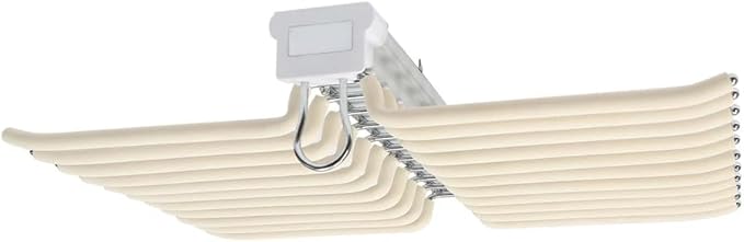 Pull Out Pants Rack Pants, 22 Arms Steel Pull Out Pants Rack 33lbs 23.2 * 18.1 * 3.7inch Hanging Installation Pants Hanger Bar Clothes Organizers for Hanging Jeans Pants Ties & Scarves (Beige)