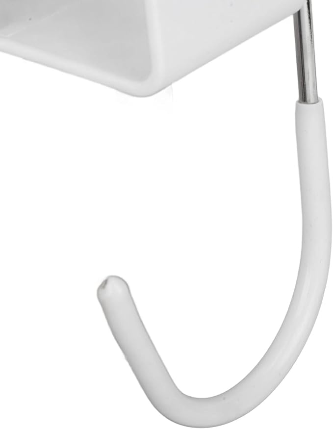 Ironing Board Hanger Wall Mount, Electric Iron and Iron Board Holder for Household Bathroom, Laundry Room(White)