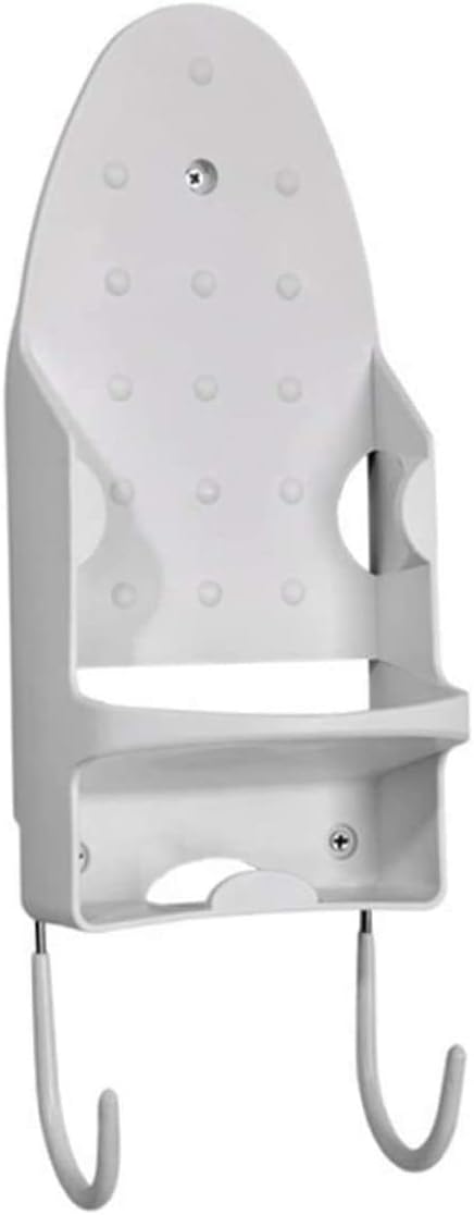 Iron Holder Wall Mount Iron Hanger Hotel Iron Hanger Guest Room Ironing Board Hanger Hotel Iron Hanger for Home., White