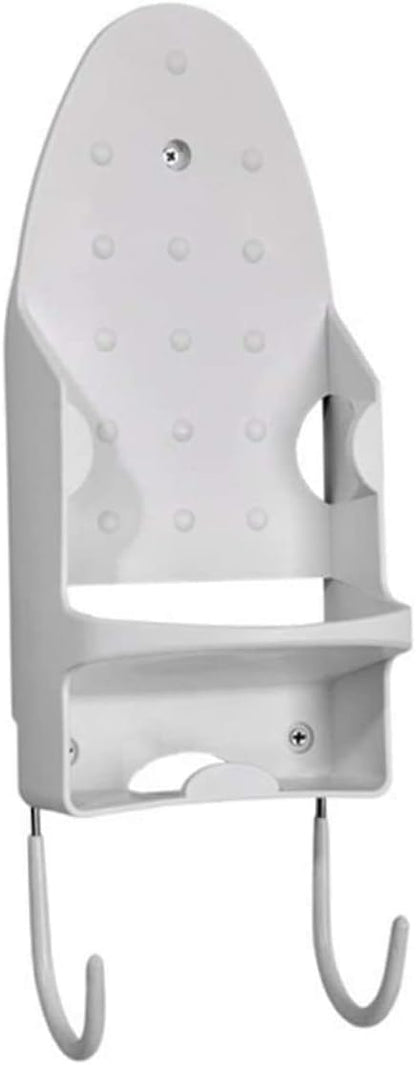 Iron Holder Wall Mount Iron Hanger Hotel Iron Hanger Guest Room Ironing Board Hanger Hotel Iron Hanger for Home., White