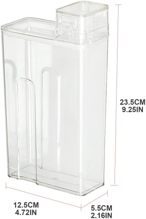 5 Pcs Laundry Detergent Bin Dispenser for Liquid Detergent Fabric Softener with Measuring