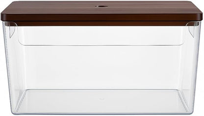 Nina's Stackable Storage With Wood Pine Top for Laundry Room Organization, Extra Large Trash Bag/Garbage Bag Dispenser, Under Sink Organizer, Pantry Organizers , Trash Holder