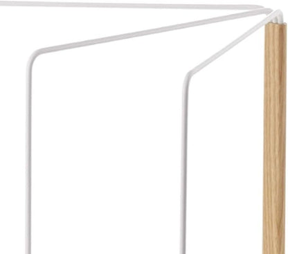 Kitchen Countertop Dish Cloth Drying Rack, Dish Rag Holder 3 Arms Folding Dishcloth Holder Dish Cloth Rag Towel Hanging Rack Organizer, White(White)