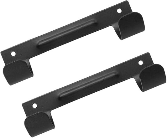 Alipis 2pcs Ironing Board Hanger Double Hooks Heavy-Duty Wall Mount Storage for Use Space-Saving Design for Seamless Ironing Routine