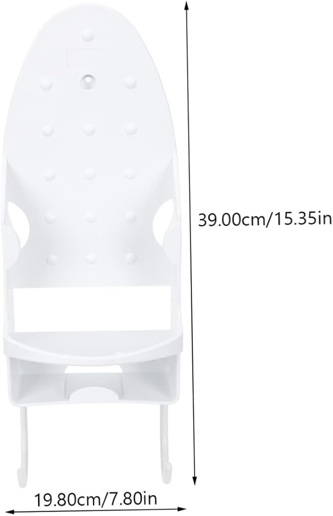 Bathroom Ironing Board Wall Mount Shelf Two-one Electric Iron Holder for Space-Saving Storage Iron Holder for Efficient Laundry Organization