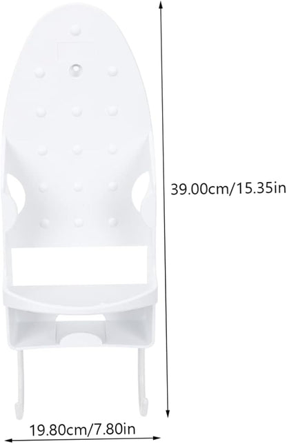 Bathroom Ironing Board Wall Mount Shelf Two-one Electric Iron Holder for Space-Saving Storage Iron Holder for Efficient Laundry Organization