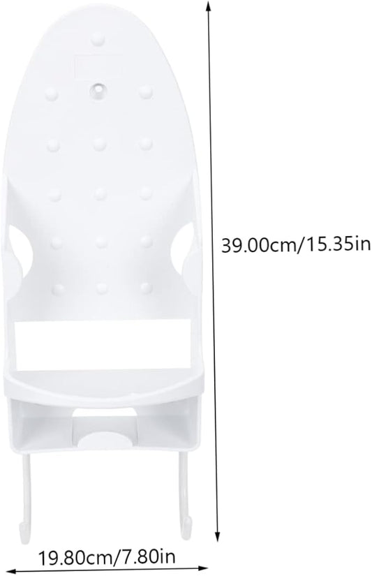 Bathroom Ironing Board Wall Mount Shelf Two-one Electric Iron Holder for Space-Saving Storage Iron Holder for Efficient Laundry Organization