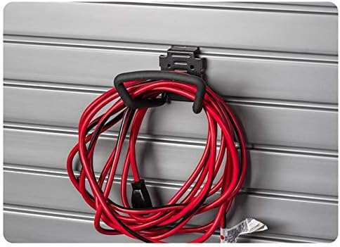 HandiWall 4" Loop Hook with Locking Bracket for Tool Storage on Slatwall Panels