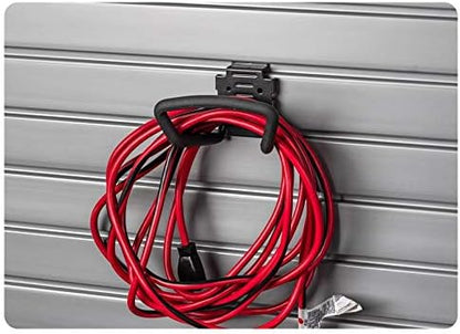 HandiWall 4" Loop Hook with Locking Bracket for Tool Storage on Slatwall Panels