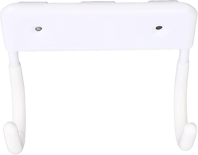 Ironing Board Holder Wall Mount, Iron Metal Ironing Board Hanger, Space Saving Iron Board Hook Wall Mount for Laundry Room Organization and Storage (Milky White)