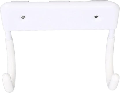 Ironing Board Holder Wall Mount, Iron Metal Ironing Board Hanger, Space Saving Iron Board Hook Wall Mount for Laundry Room Organization and Storage (Milky White)