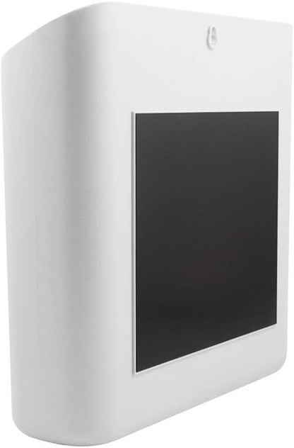 Lint Holder, Large Magnetic Laundry Bin for Dryer, Space-Saving Trash Container Hanging on Dryer, Washer or Wall Mount (White)