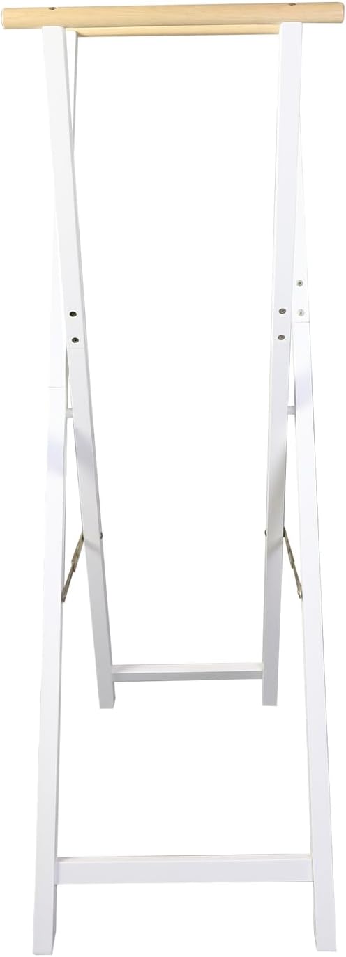 Casual Home Solid Wood Folding Clothing Garment Laundry Drying Rack, 20.5" W x 23" D x 60" H