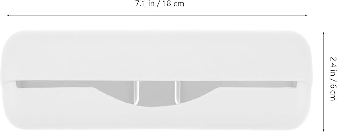 Luxshiny Plastic Bag Holder Wall-mounted Trash Bag Dispenser Kitchen Grocery Bags Storage Easy Hanging over Cabinet Door under Sink Bag Saver Organizer for Home Kitchen Office White, 18X6.5CM