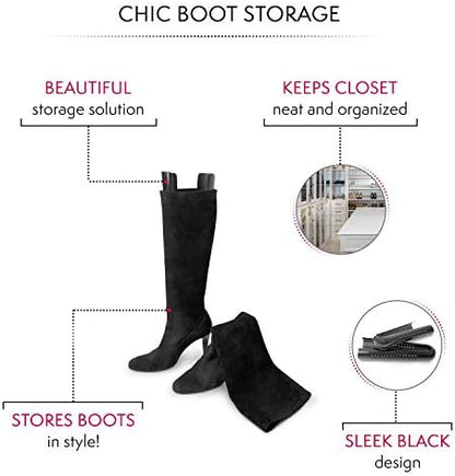 Bag-a-Vie Tall Boot Shapers For Women - Easy Glide Boot Stand-Up Inserts