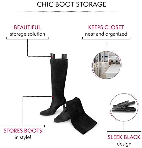 Bag-a-Vie Tall Boot Shapers For Women - Easy Glide Boot Stand-Up Inserts