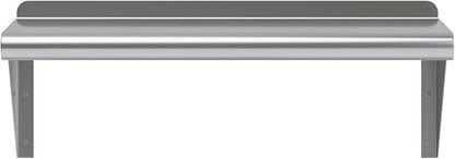 AmGood 24" Long X 10" Deep Stainless Steel Wall Shelf | NSF Certified | Appliance & Equipment Metal Shelving | Kitchen, Restaurant, Garage, Laundry, Utility Room