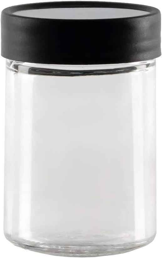 AllSpice 3” Glass Spice Jars 3 fluid ounces- 6 Pack