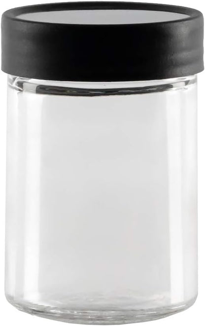 AllSpice 3” Glass Spice Jars 3 fluid ounces- 6 Pack
